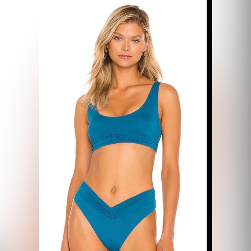 Riot Swim Pico Top & Bottom in Teal (XL)